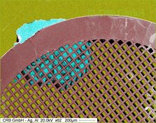 CRB GmbH | Mapping, Elementverteilunsgbild Al-Ag-Cu | © CRB Analyse Service GmbH