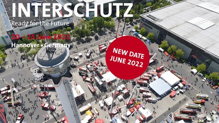 Luftbild der Messe Hannover - Ankündigung der Verlegung der Interschutz 2021 - Die Leitmesse für Feuerwehr, Rettungswesen, Bevölkerungsschutz und Sicherheit | © Deutsche Messe AG